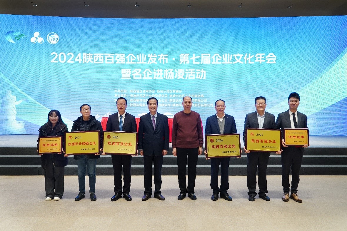 喜报！公司荣获2024-2025年度陕西企业文化建设优秀成果